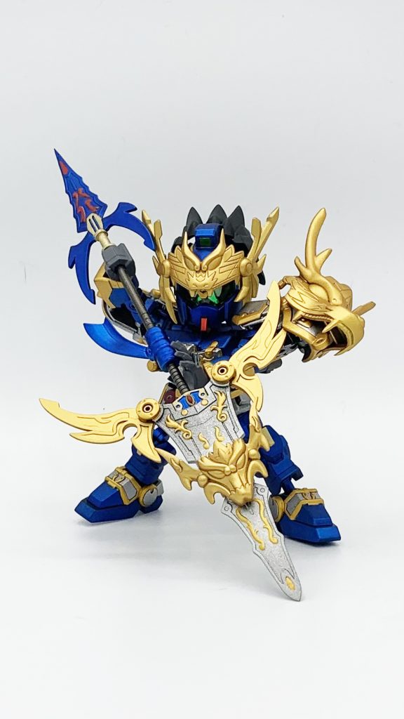 三国伝の張飛のキットより平手を拝借してポージング。