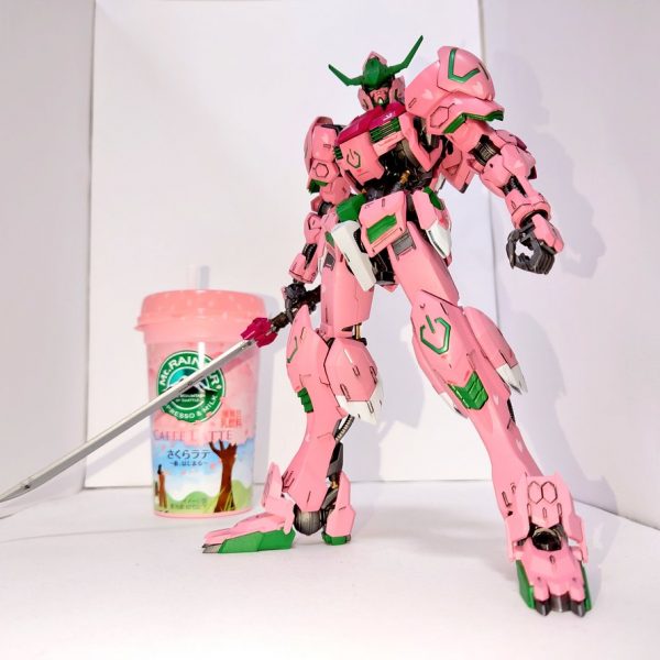 春と桜と朝のラテ