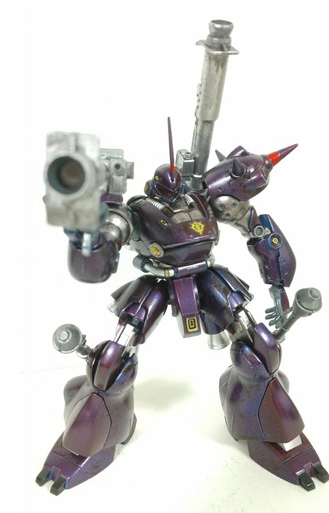 ライトメタブルー＆クリアーレッドで、良い紫になってくれました。