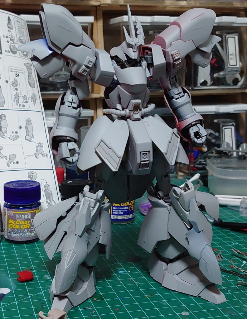 未完成時ではありますがサフ吹き