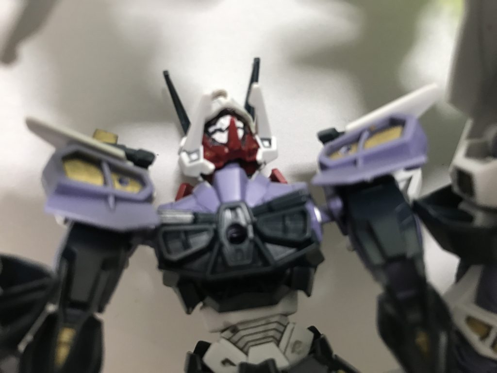 後ろの頭部も色分けしたんですが無駄でした…ちなみに修正ペンを使用しました!