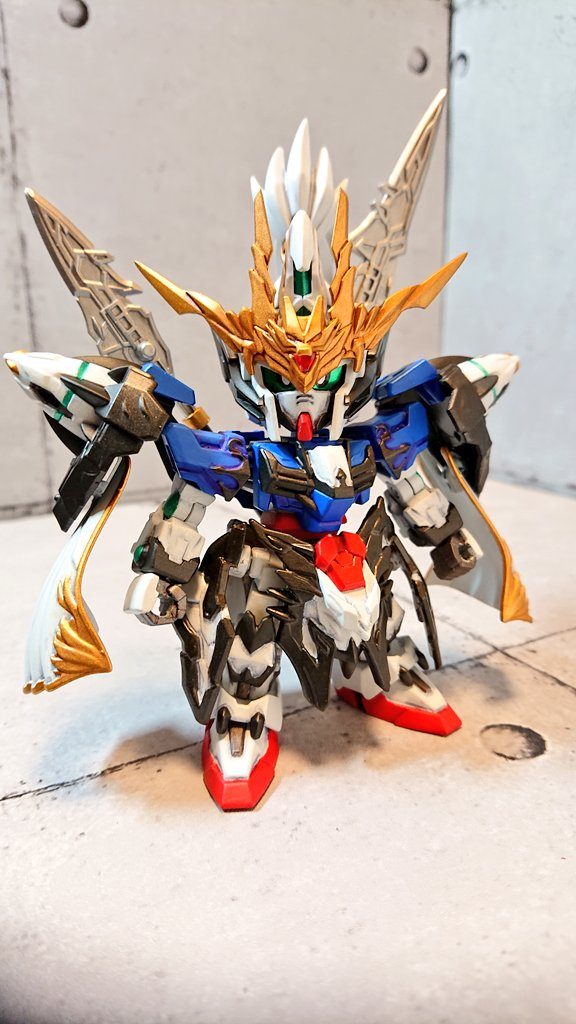 最後に正面。塗装ハゲを見つけたのであとで補修します。