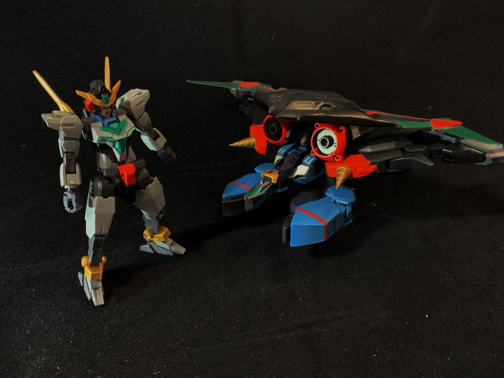 最後にコアガンダムⅡとファイガーアーマーの1枚です。できれば、それぞれのガオーマシンに分離したかったし、コアガンダムⅡもガオファーのように合体前の顔は別にしたかったですが、力量と時間の問題で今回は諦めました。似たようなことをする機会があれば挑戦したいです。ここまで閲覧ありがとうございました。以下制作工程となります。