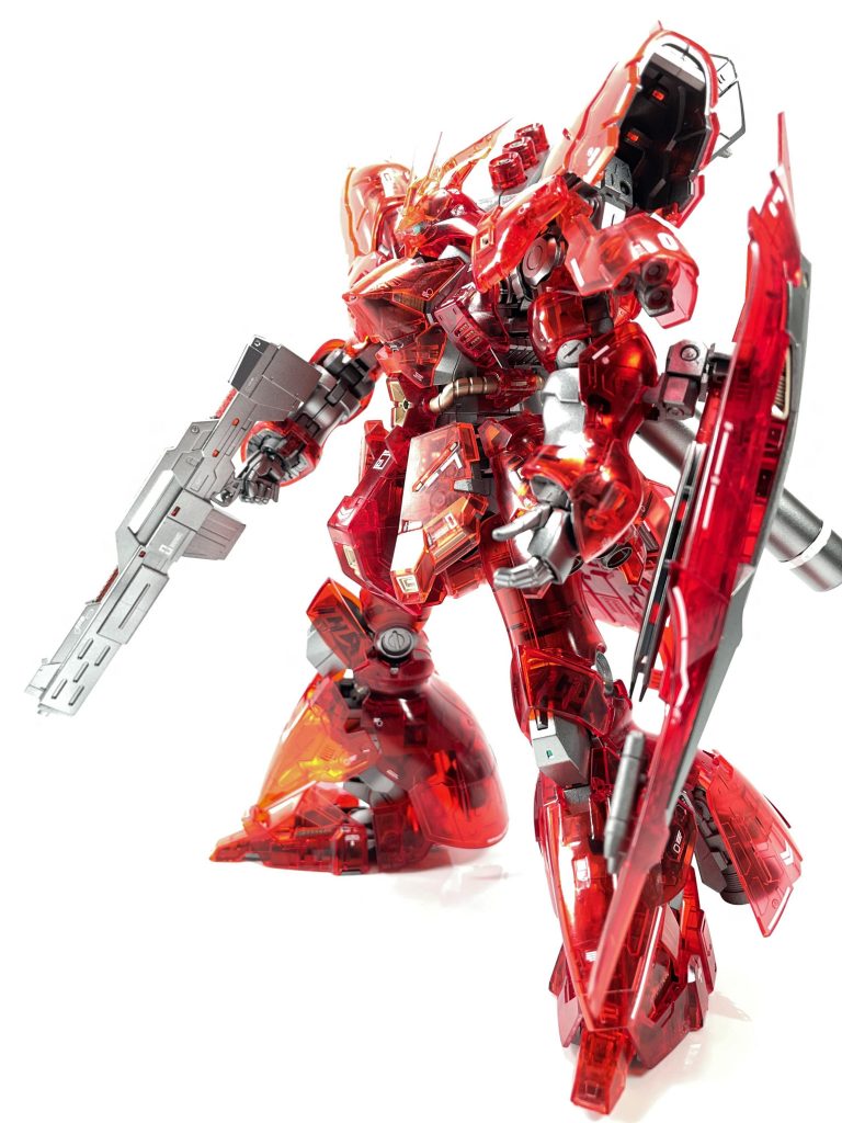 特に改造とかはしてません、クリアパーツの良さが出るようにしたかったからです！正直素組みでも十分だけどこれはこれでそれなりに満足したので次はRGνガンダムでも作るかもです\( ´ω`)/