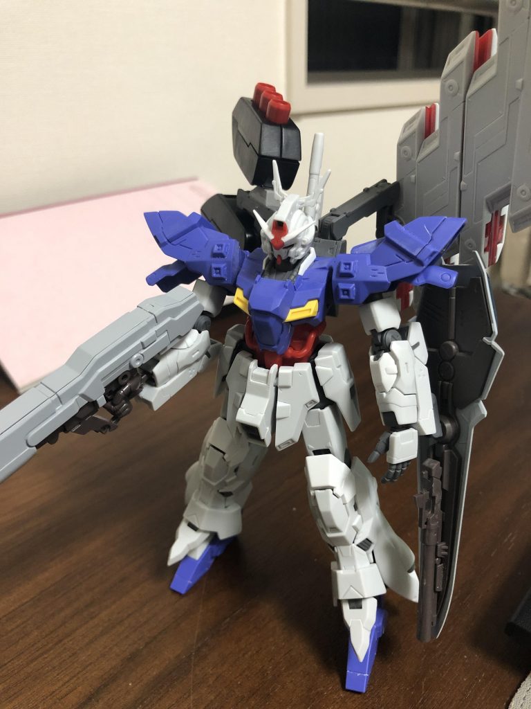 仮組み時。元のカラーリングも素敵。