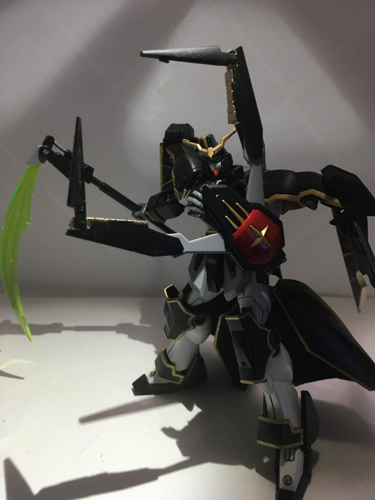 突き刺す以外に挟みます。