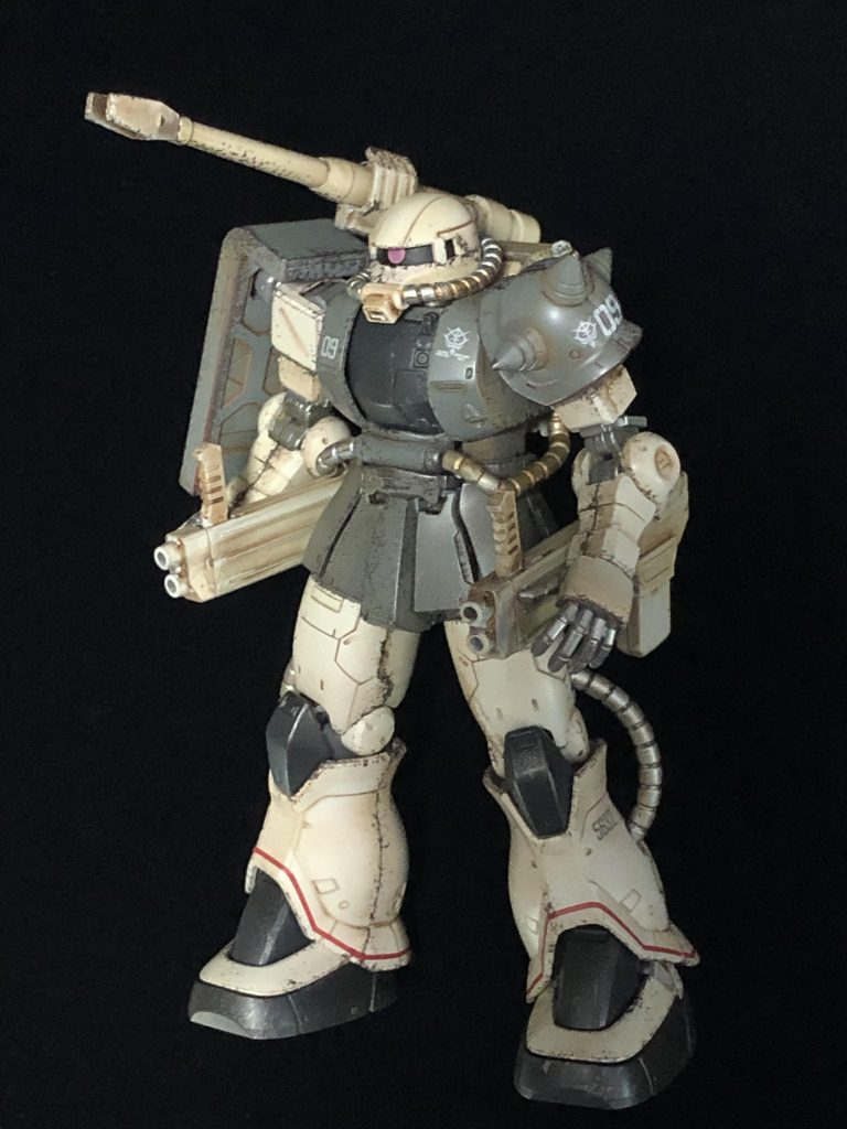 ただウェザリング塗装したキットにはあまり似合わないのはわかった。