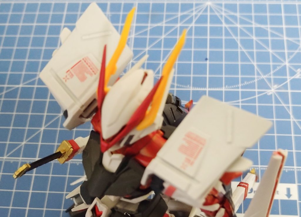 [肩パーツ]セカンドLのオレンジ肩パーツを使いボリュームアップしました。