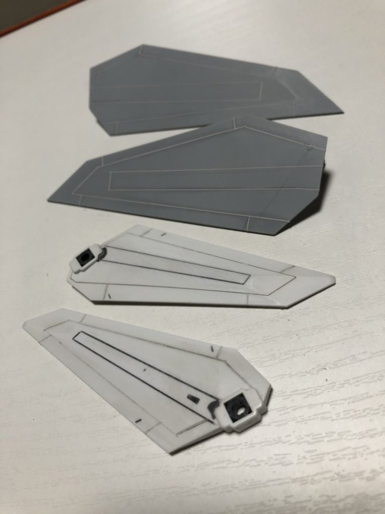 新造のハネはキュリオス100/1のものををスケールアップして作りました。以上、最後まで閲覧ありがとうございました!