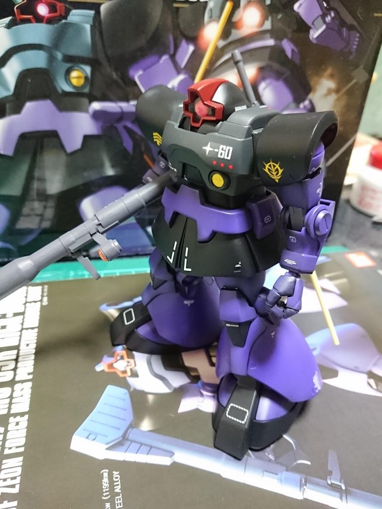 残念ながら9割ベタ塗りになりましたが良い紫色に。今作も楽しめました。