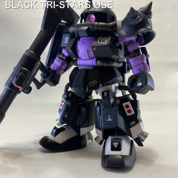 SDCS MS-06R-A1 BLACK TRI-STARS USE