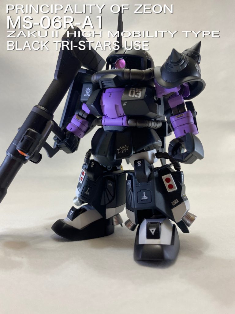 SDCS MS-06R-A1 BLACK TRI-STARS USE