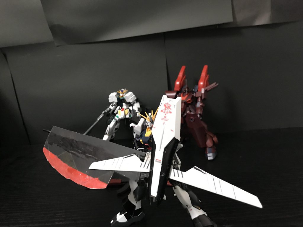 νsガンダム「任せろりん！」　ディジェ「何それ」νsガンダム「剣は最高の盾なり！」