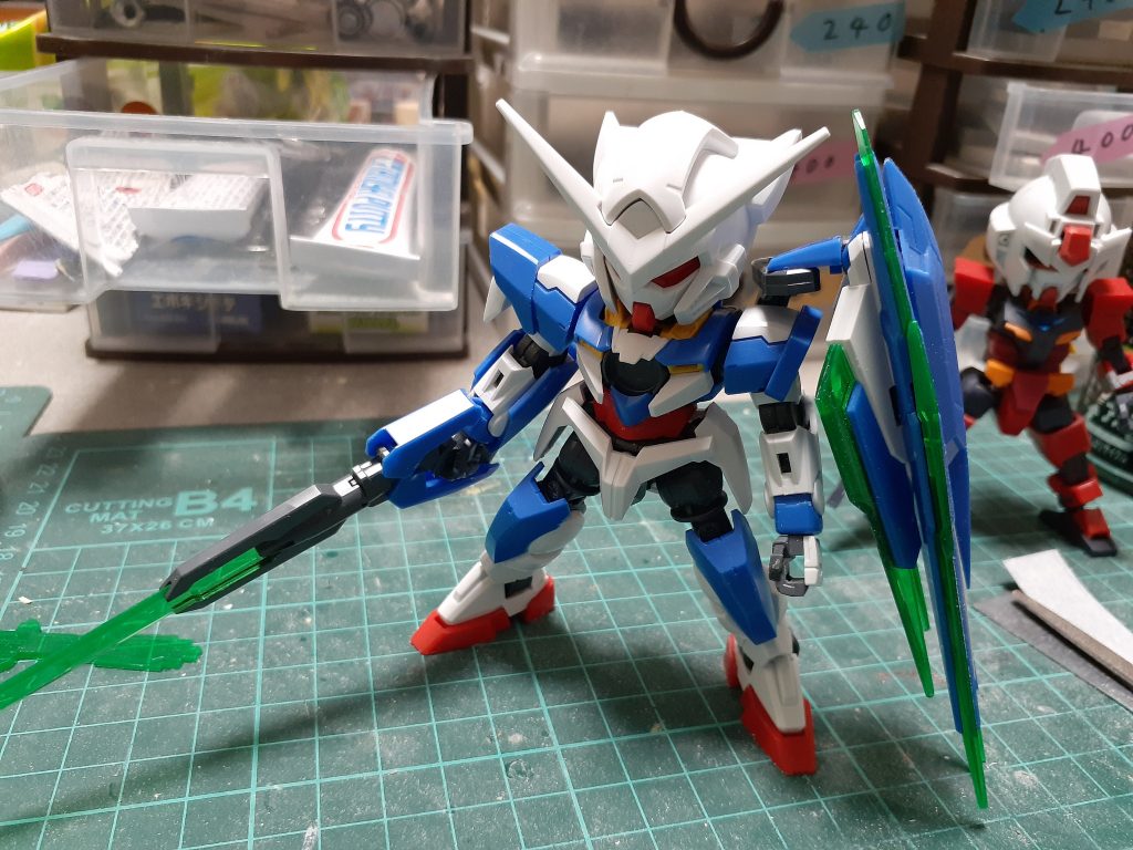 こちらがざっと頭身バランスを決めたスタート時点