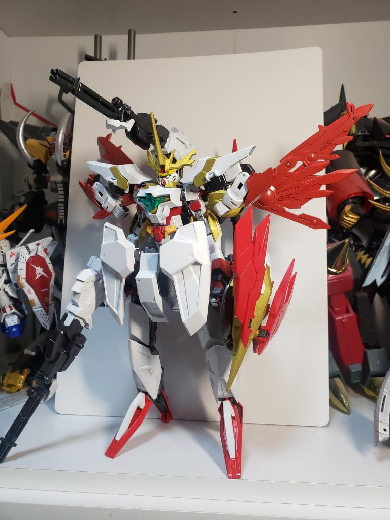 バックパックからのダブルキャノン、ライフルとして手持ち出来る案。