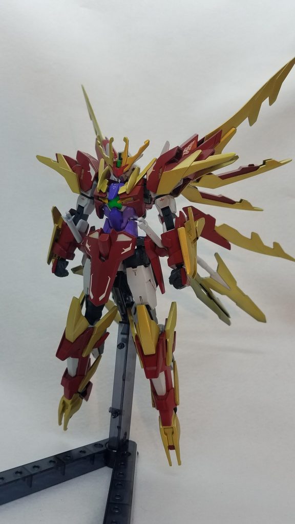 ドッキングゴー！フェニックスって事でアーマー装着状態です🎵イメージは中〜近距離戦闘を得意としている機体です羽というかトゲトゲですね(￣▽￣;)