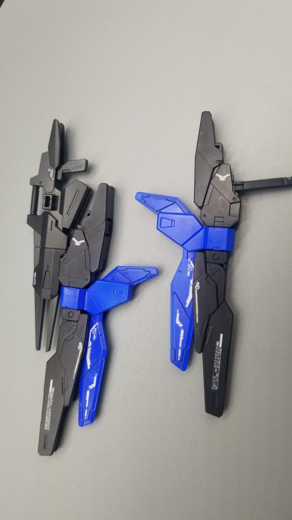 武器色の塗料はナスカカラーのフロストマットブラック。