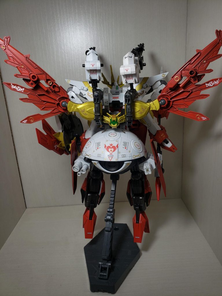 ウォドムの尻尾部分は省いた、新機体設定で作りました。