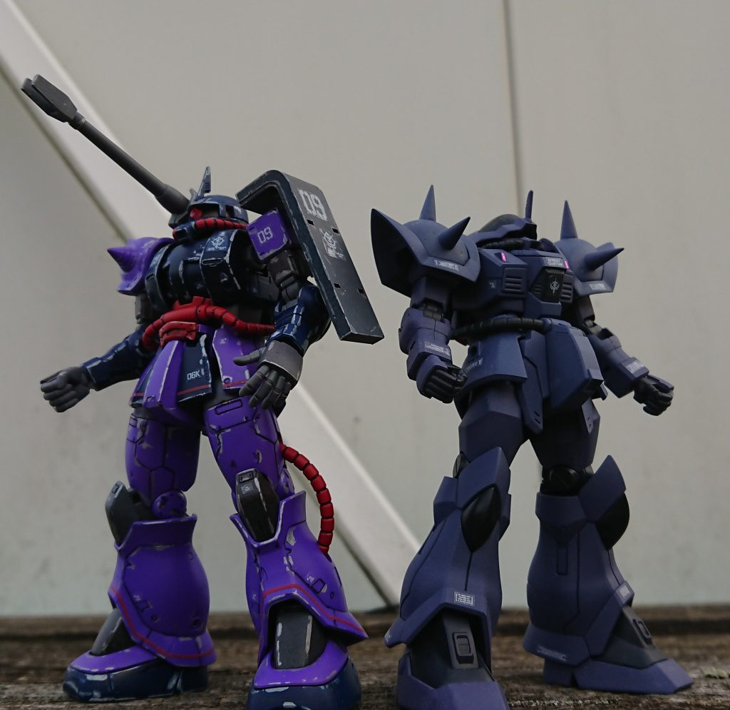 ザクキャノンEYESとイフリートEYESのツーショットです。