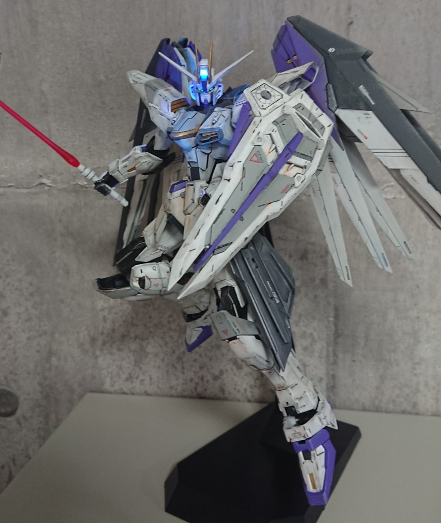 MGフリーダム2.0ウェザリング塗装–4枚目/制作者：@Kazon1221