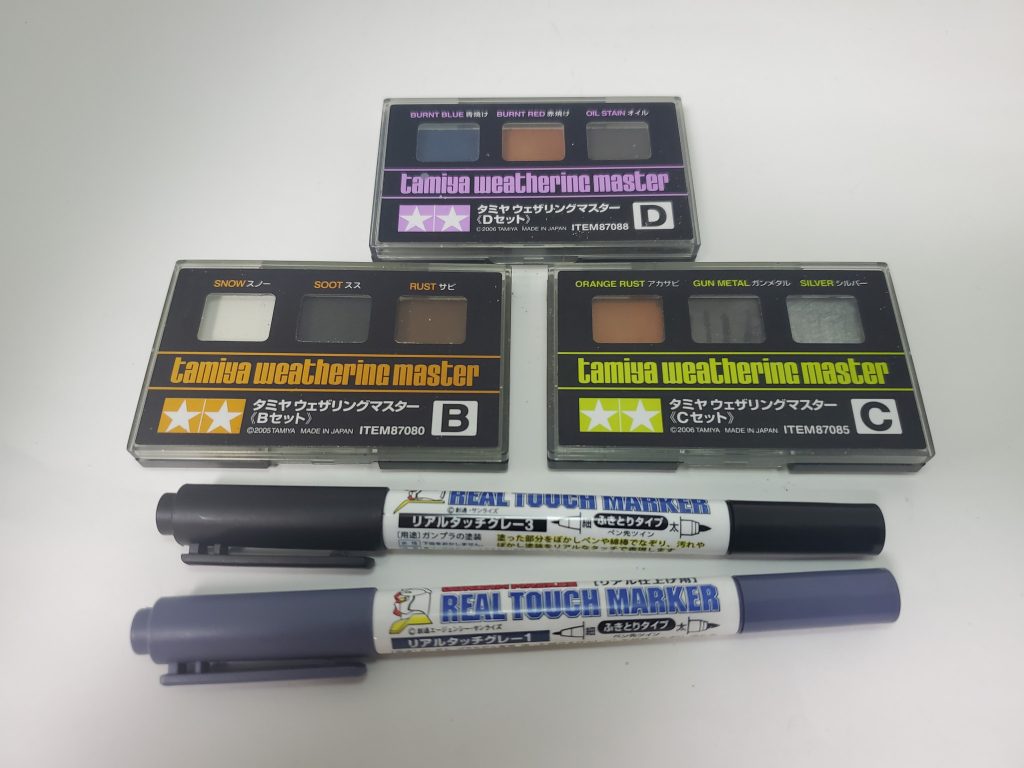 ウェザリングで使ったのはこれです。