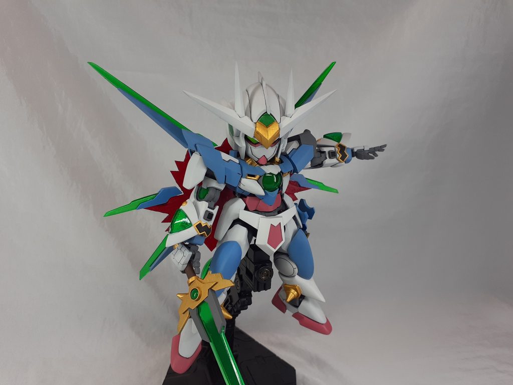 ナイトランザム0ガンダムのGNフェザーとマントをイメージしてエフェクトを作ってみました