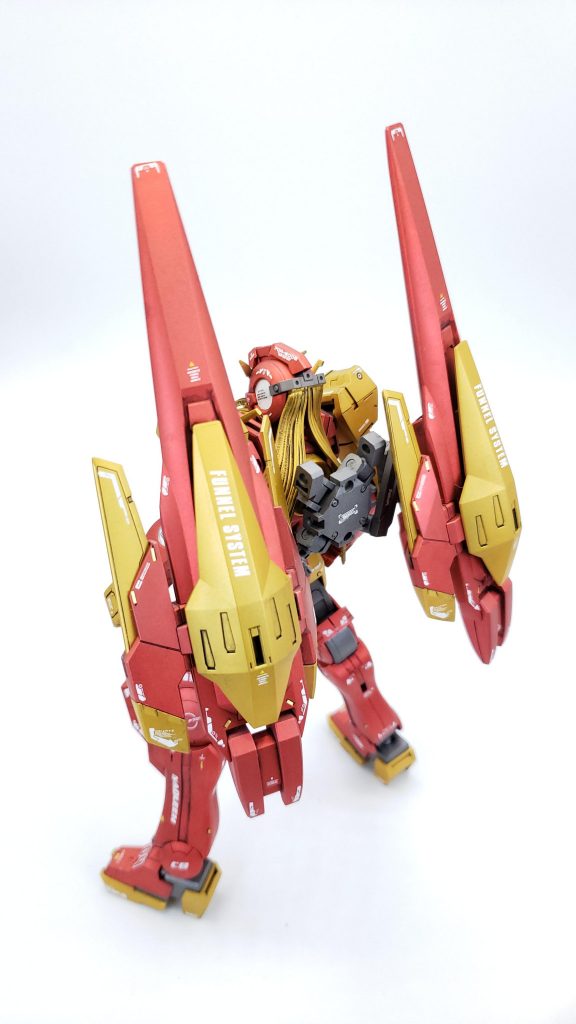 バックショット✨オーライザーをドッキングさせました🎵フェネクスのシールドのようにファンネルとして飛ばせる脳内設定(๑•̀ㅂ•́)و✧イケヨファング!