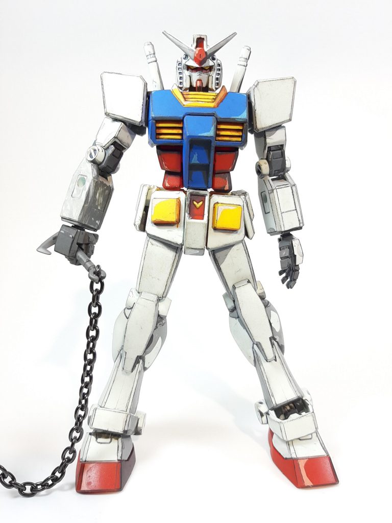 EGガンダム(アニメ塗り)–2枚目/制作者：孤独のプラモ