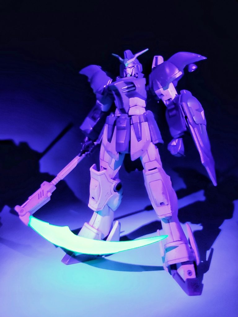 UV light on the scythe. 
