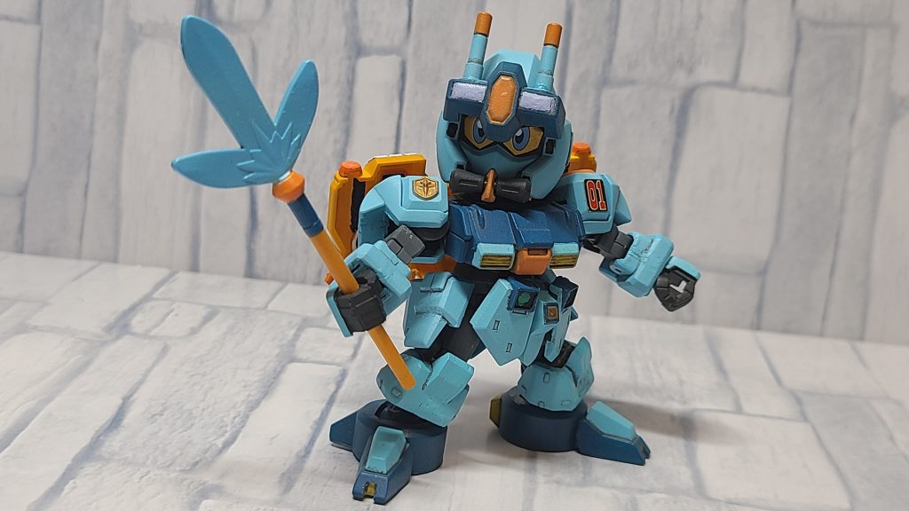 ▲悟空インパルスの腕の肘関節は可動しないのでCSフレームの腕を使用。手はX1の手首パーツを使用しています。