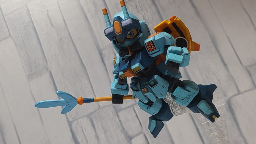 ▲スタンド穴もあるので水中戦の様な感じも再現可能。