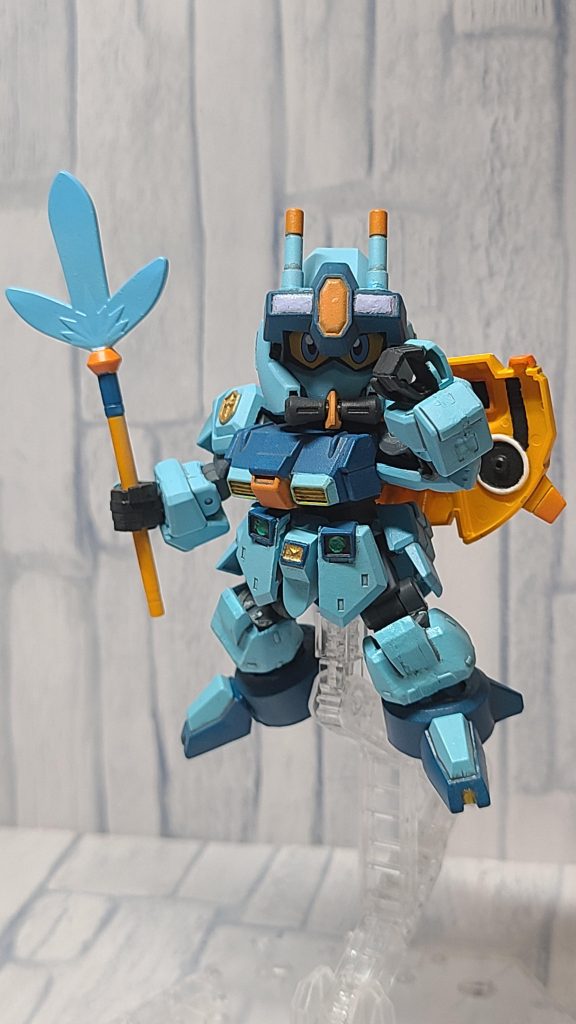 ▲パッケージのポーズを再現。