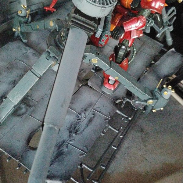 HGザクⅡとビッグガン