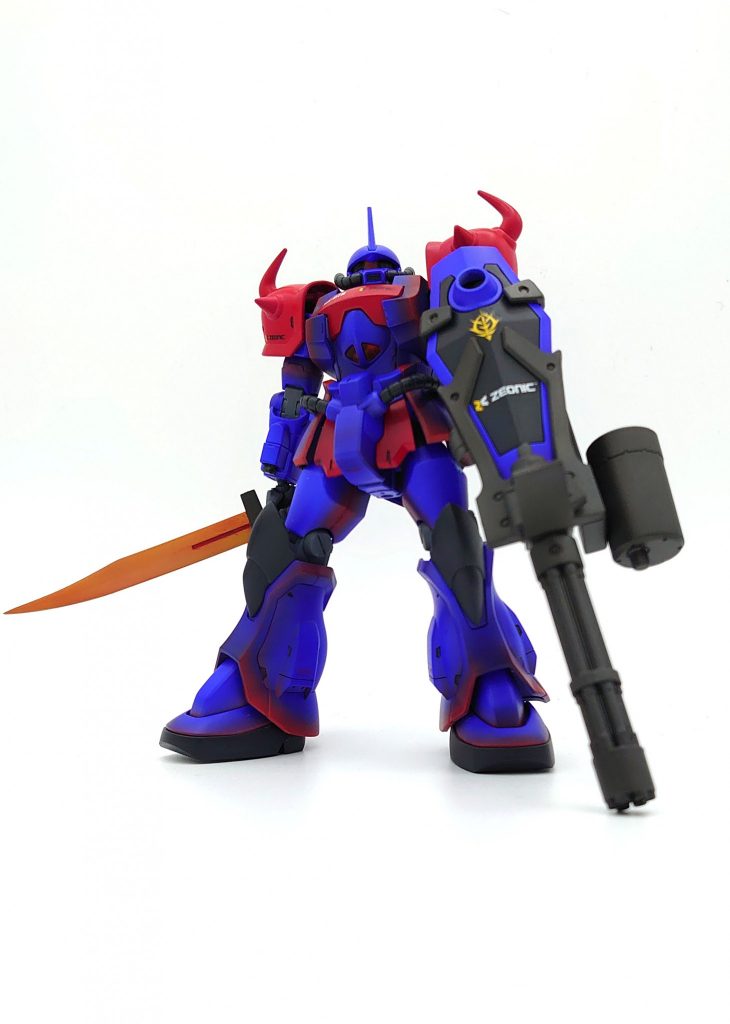 グフ・カスタム(EXAM搭載ニムバス機)–2枚目/制作者：シェフみたに