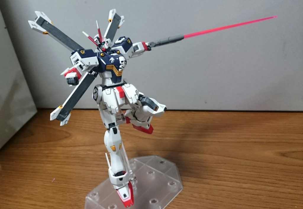 バタフライバスターBは2丁なんスけど、X-0フルクロスに付属していたのは一丁のみで、そこだけは再現出来なかったっス…