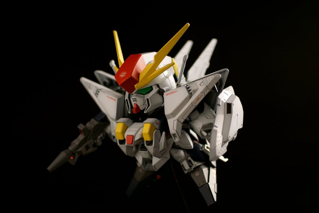 SD系はハンドパーツがちょっと残念な気持ちになるので、きちんとしたコブシにして完成させよう、と思いました。ハンドパーツのモデリングは時間がかかりますが、他のSDにも流用できるので作っておいて損はないかな、と思いました。