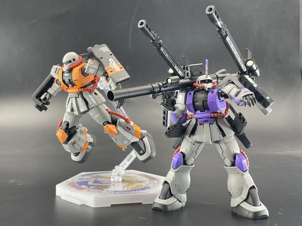 おかげでそれぞれの特性を活かしつつ、雰囲気もなんだか似合う2機に仕上がりました。