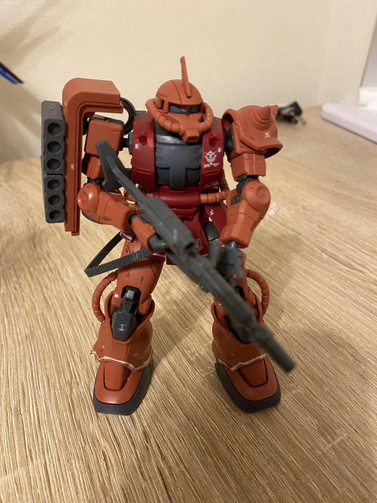 上司を別アングルで。つや消しを振るだけで雰囲気でますね〜。