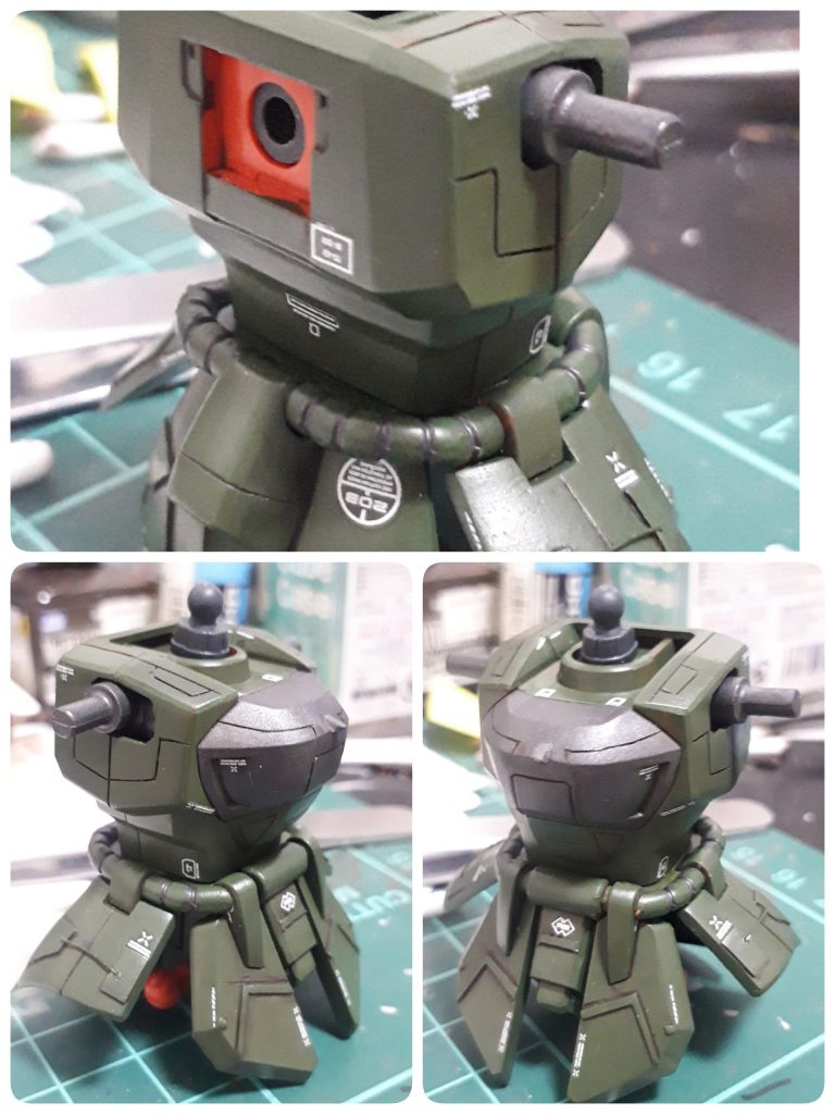 スジ彫ったり　ディテール追加してみたり