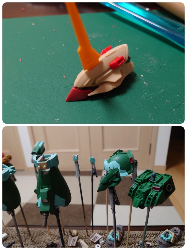 エルメスの様な頭部になりました( /^ω^)/♪♪