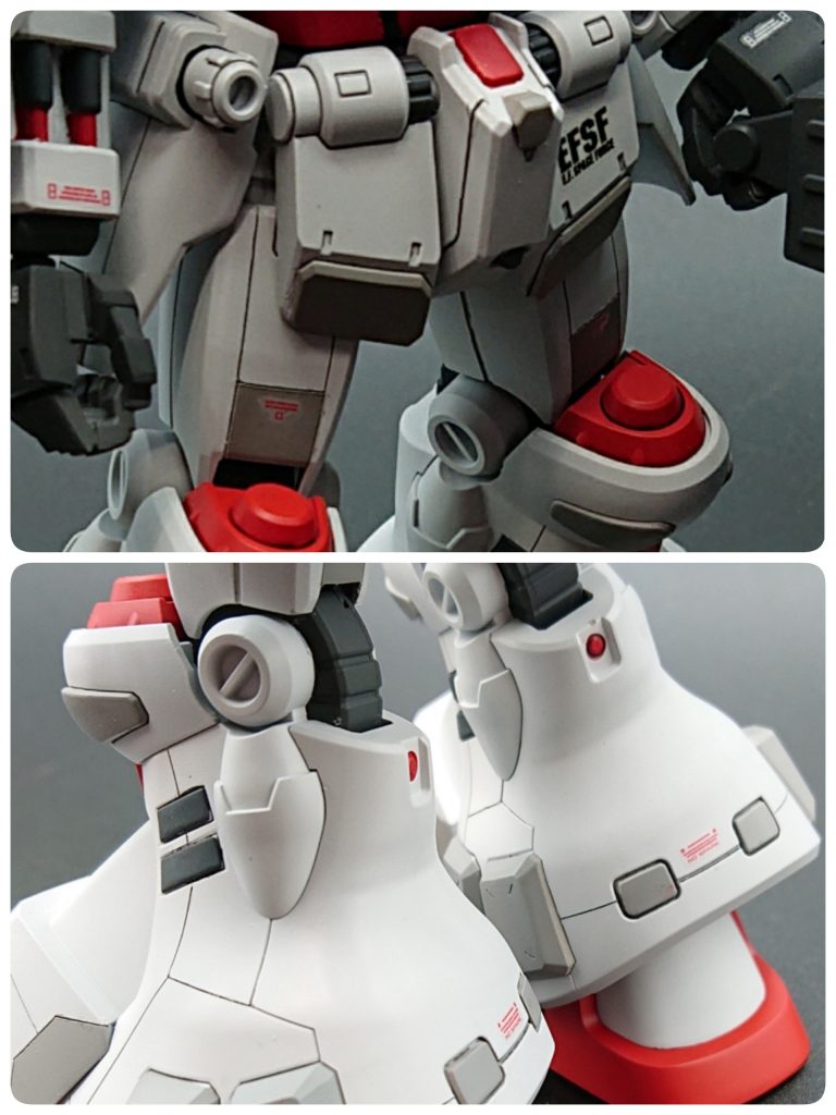 センサーやパネルで細かく塗り分け、レッドチップを埋め込みましま。