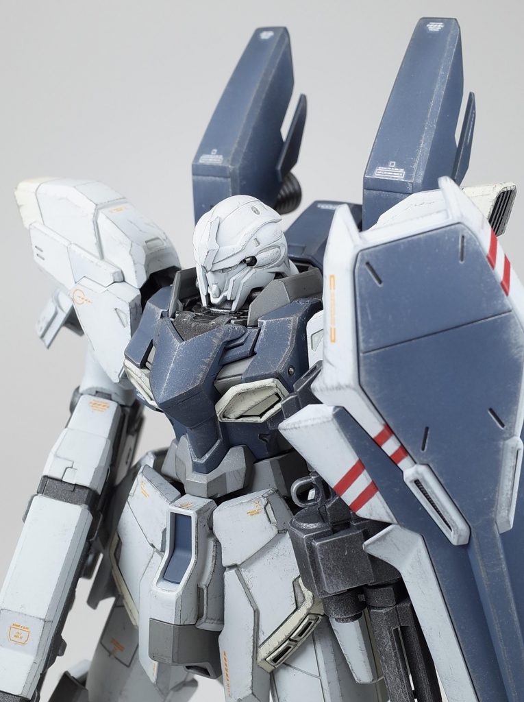 バストアップ頭部の銃口を金属パーツに置換ましたが小さすぎました1~1.5mmがちょうどよさそう