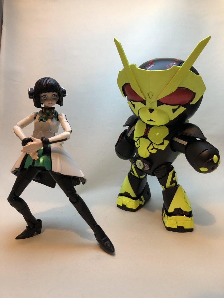 イズの特徴的なポーズを再現♪