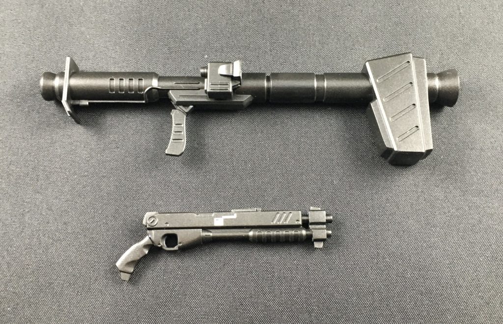 武装はケンプファーのショットガンとバズーカです