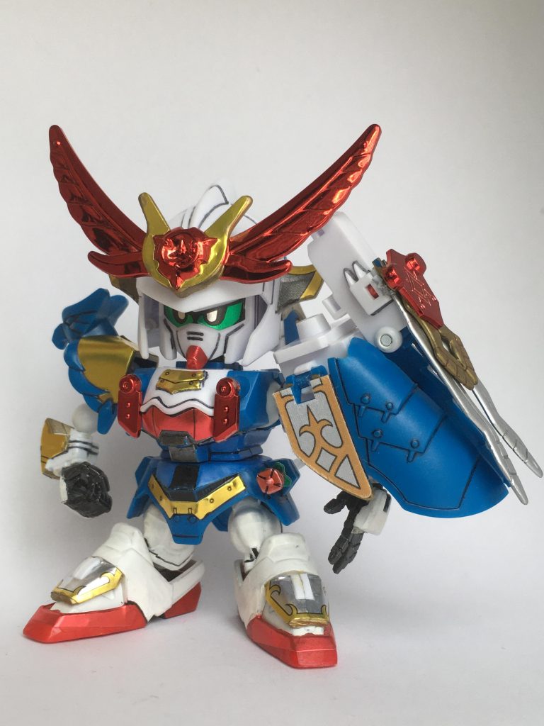 鷺主腕を肘で分割し、ボールジョイントで可動域を拡大。手はビルダーズパーツ144を使用。