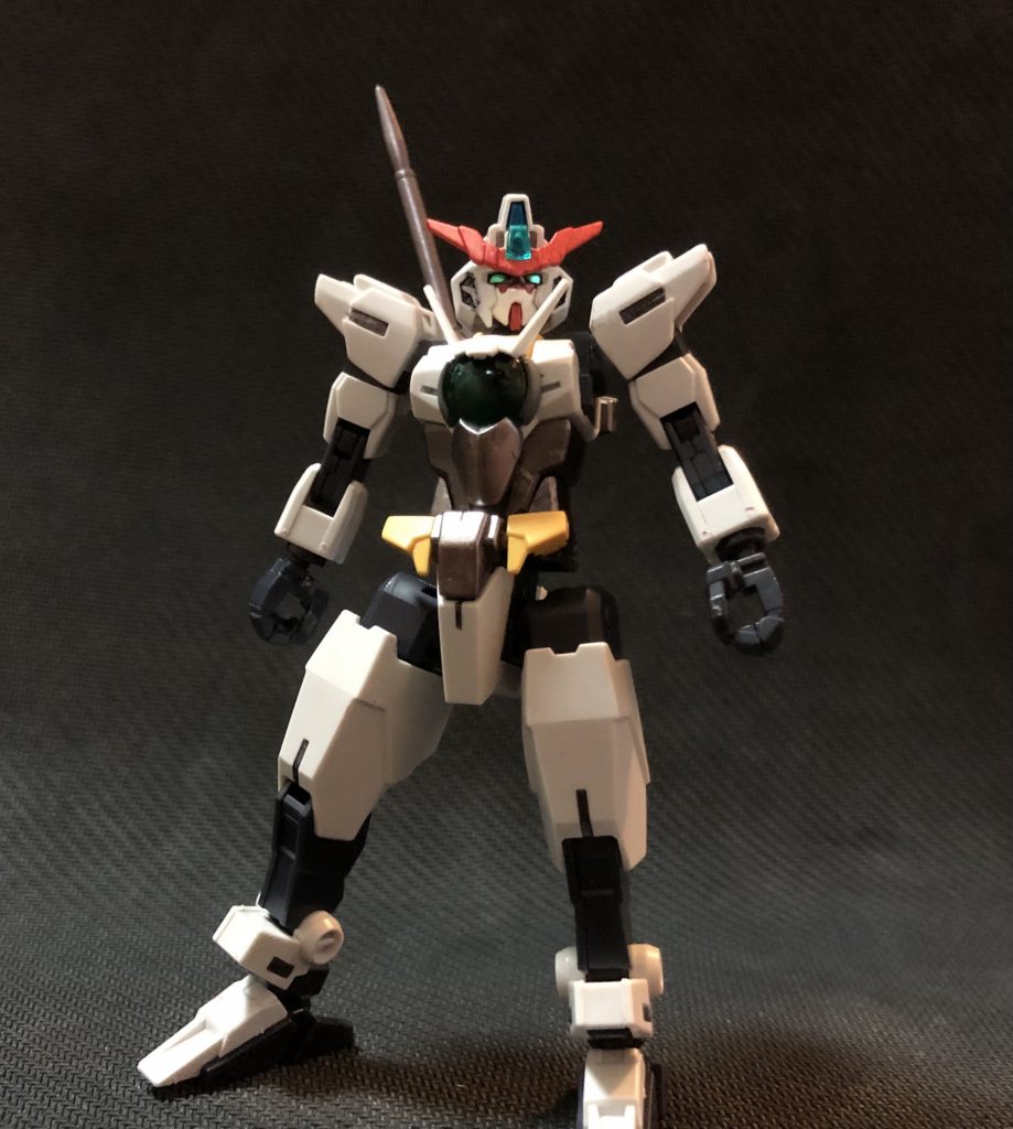 コアガンダム・ソル太陽炉搭載型コアガンダム。ステラより爆発力は劣るがGNドライブ特有の安定性に秀でる。って自分設定武装はビームサーベル、コアスプレーガン