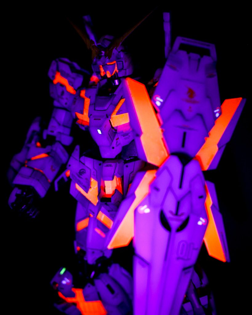 ユニコーンモードの方が好きなのですが、せっかく塗ったのでデストロイモードも