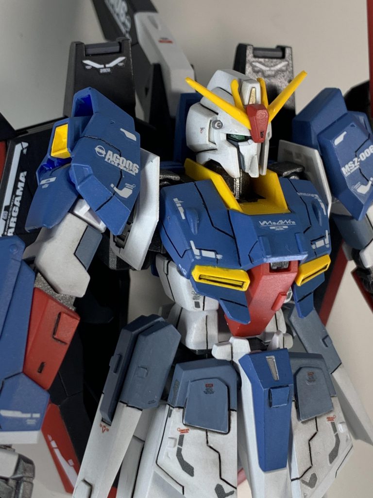 デカールは水転写を使用。今見るとなかなか荒い制作ですね( ˙-˙ )