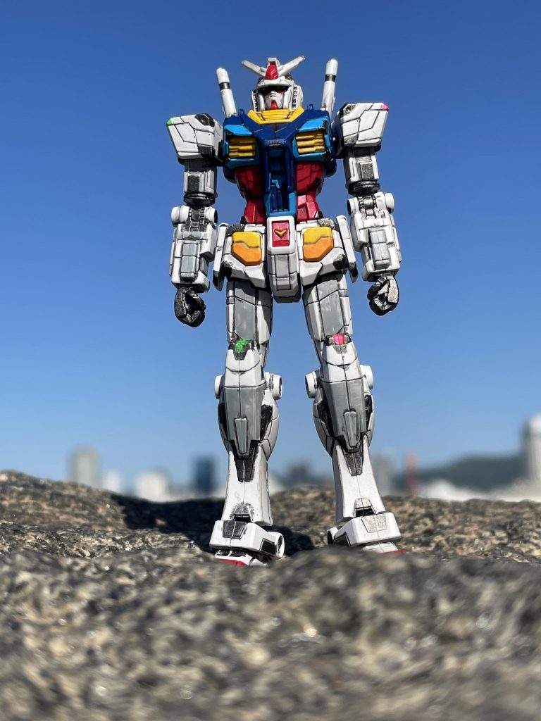 ガンダム神戸に立つ