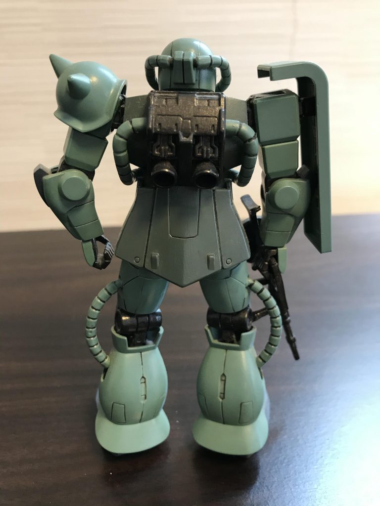 背面からのショット。